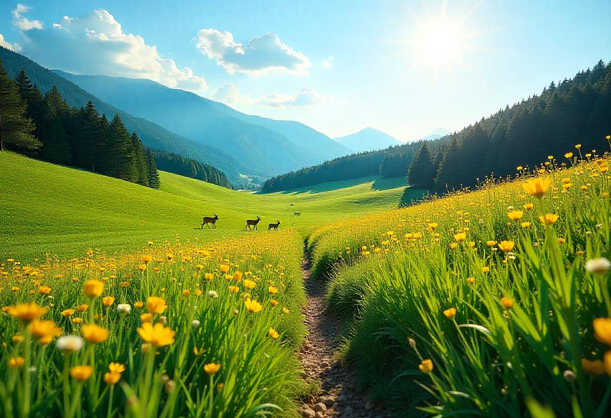 Majestic Meadows: A Serene Escape into Nature