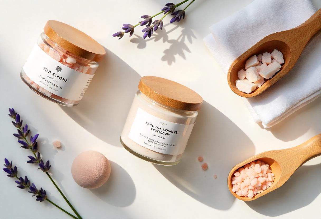 salt and stone natural skincare products with eco-friendly packaging