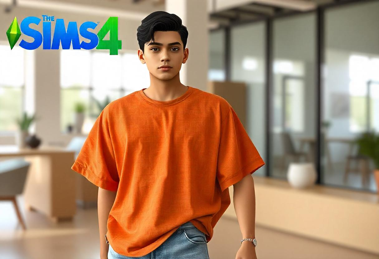 Puresims Loose T-Shirts Sims 4 – Best Custom CC for Your Sims